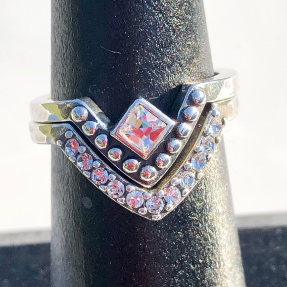 Silpada “All Angles” Stack Rings - Picture 6 of 8